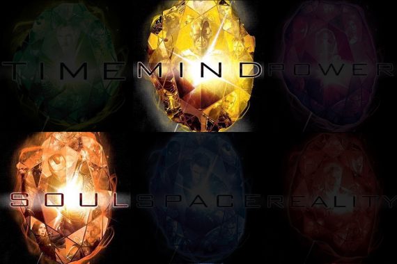 Mind and Soul stones from the Avengers Infinity stones